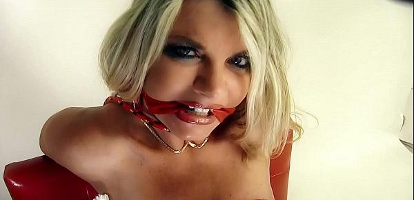  Tied Up and Forced To Cum! Busty MILF Vicky Vette!